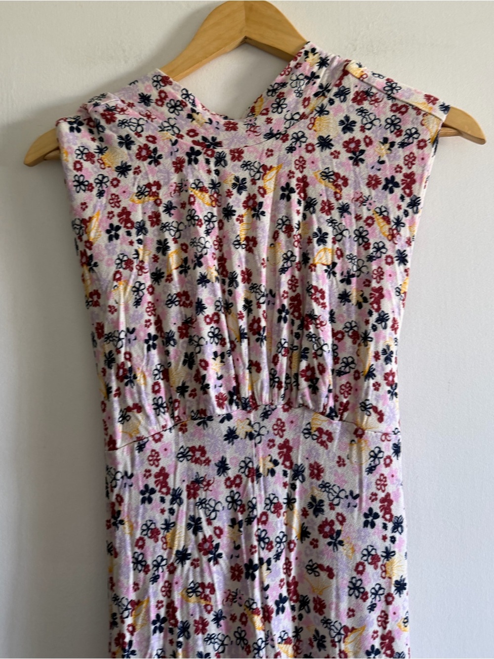 Free People Colorful Flower Vibe Check Jumpsuit size Small EUC - Picture 8 of 10